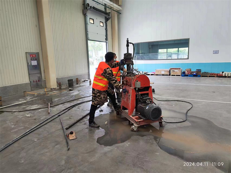 枣强厂房地面下沉塌陷注浆加固施工